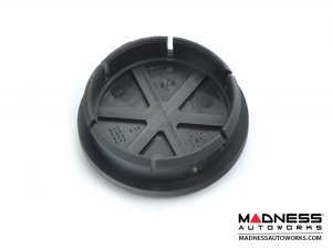 FIAT 500 ABARTH Center Wheel Cap (1) - Red w/ Scorpion Logo